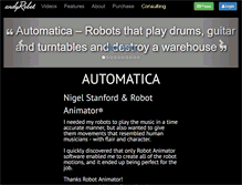 Tablet Screenshot of andyrobot.com